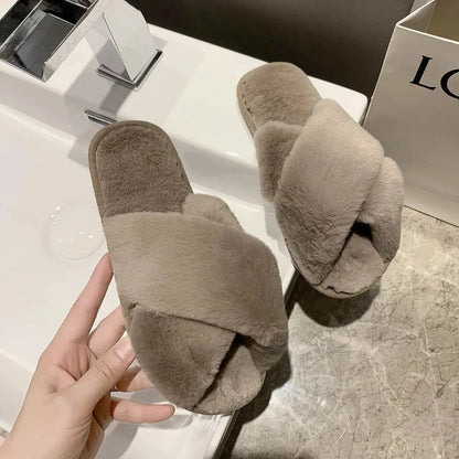 Pantoufles en fourrure pour femmes, nouveau Design d'hiver Boutique de Lingeries et Accessoires Annie