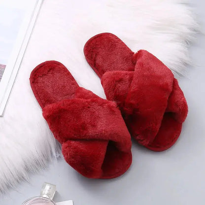 Pantoufles en fourrure pour femmes, nouveau Design d'hiver Boutique de Lingeries et Accessoires Annie