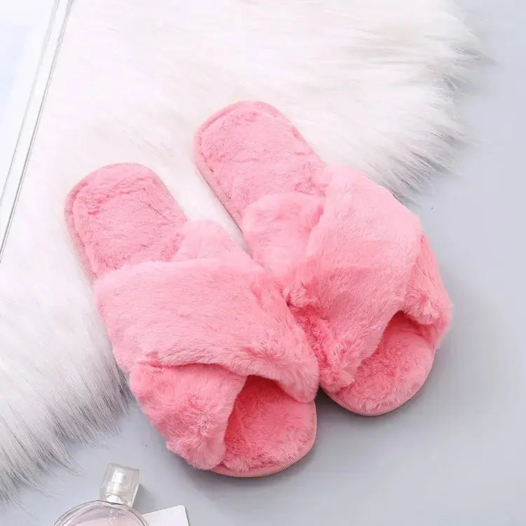 Pantoufles en fourrure pour femmes, nouveau Design d'hiver Boutique de Lingeries et Accessoires Annie