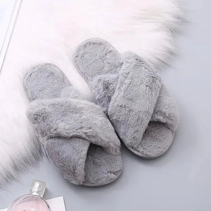 Pantoufles en fourrure pour femmes, nouveau Design d'hiver Boutique de Lingeries et Accessoires Annie