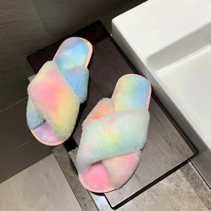 Pantoufles en fourrure pour femmes, nouveau Design d'hiver Boutique de Lingeries et Accessoires Annie