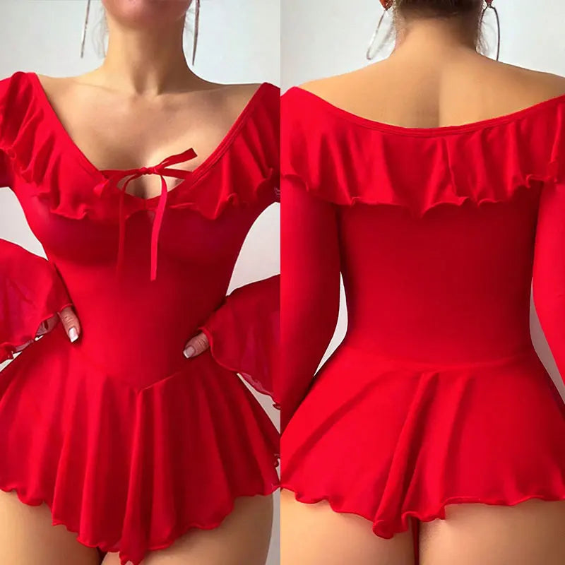 Body Lingerie Sexy en Tulle Transparent - Lingeries et Accessoires Annie