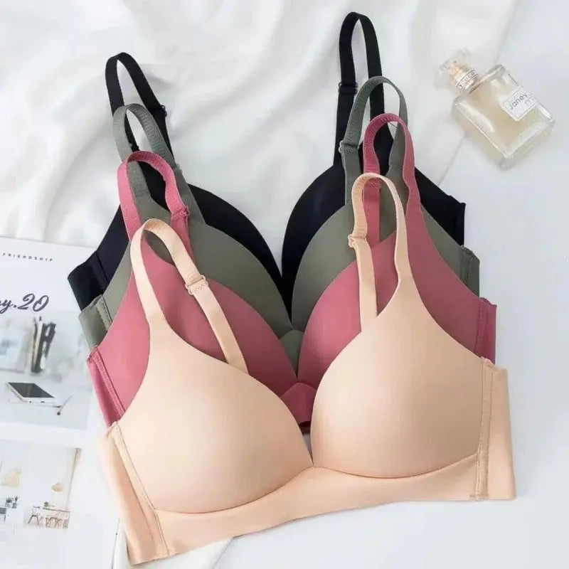 Soutien-gorge sans armature et sans fil, Push Up pour femmes
