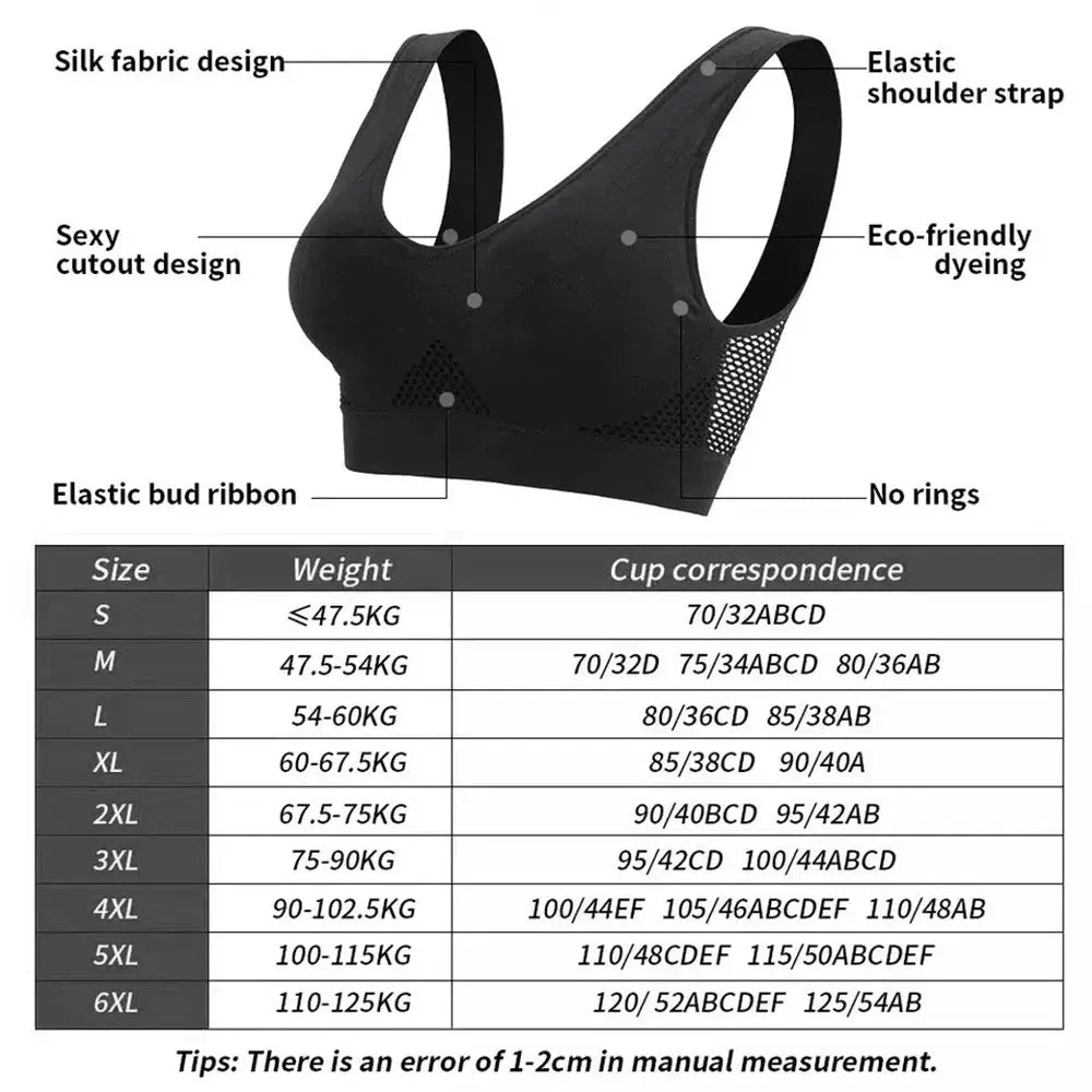 Soutiens-gorge de sport en maille sans couture pour fitness