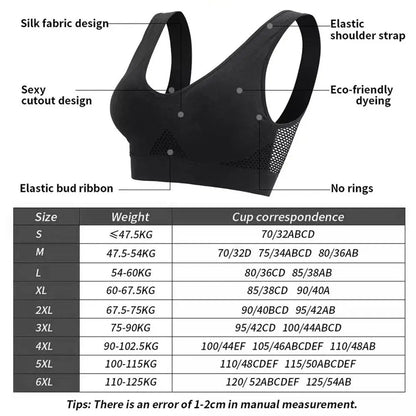 Soutiens-gorge de sport en maille sans couture pour fitness