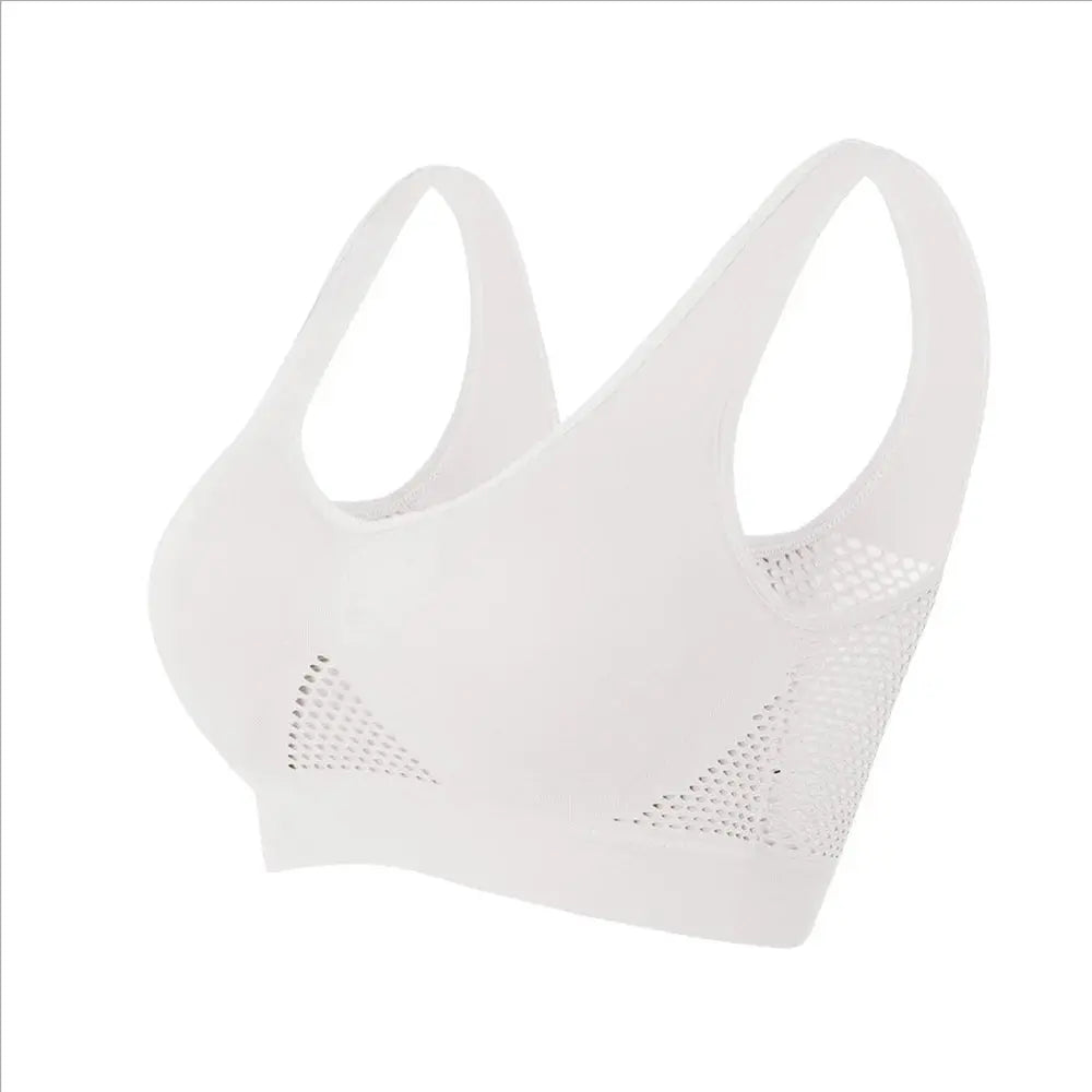 Soutiens-gorge de sport en maille sans couture pour fitness