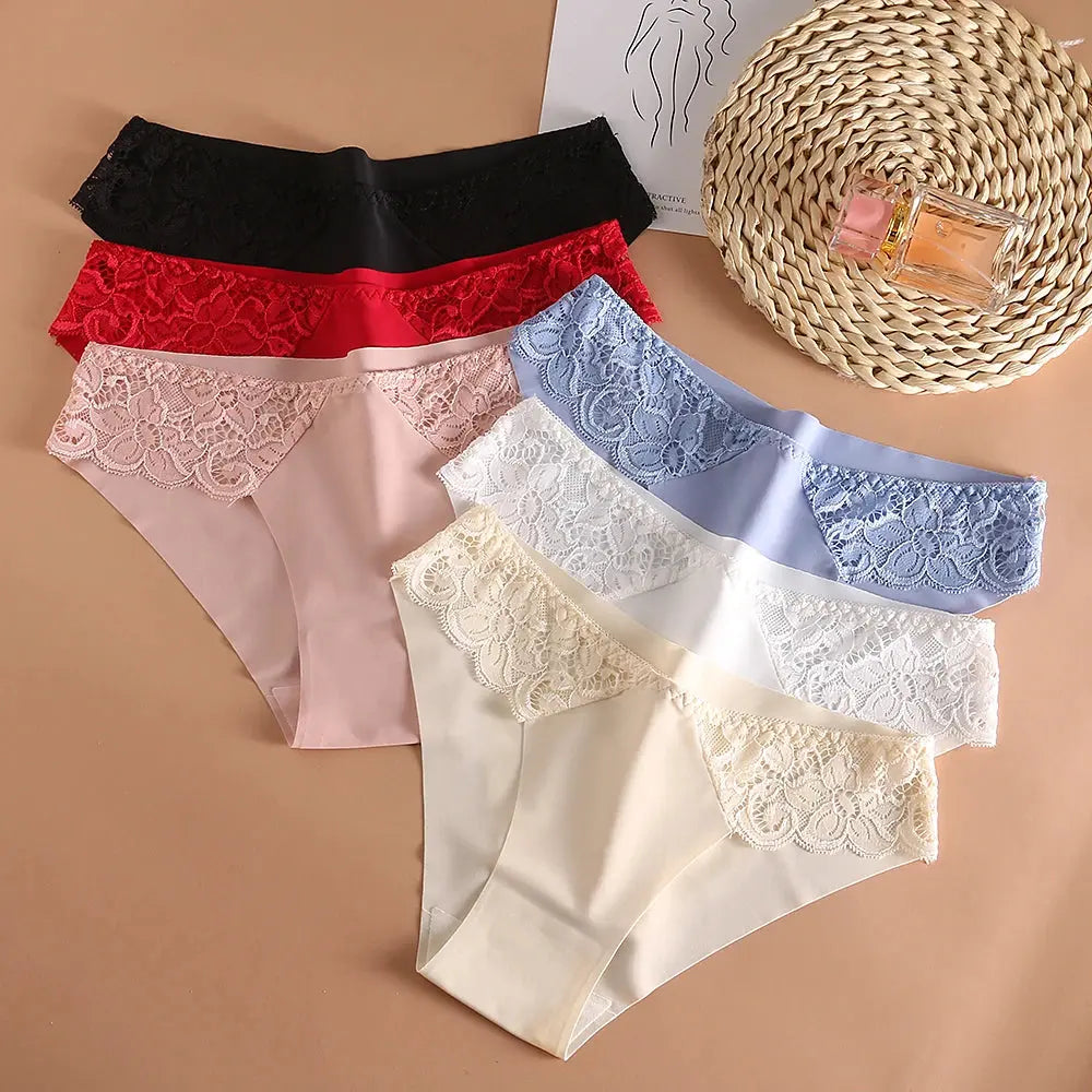 Culotte sans couture élastique à la mode Floral