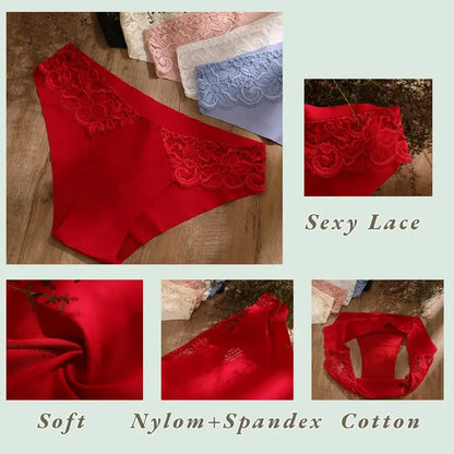Culotte sans couture élastique à la mode Floral