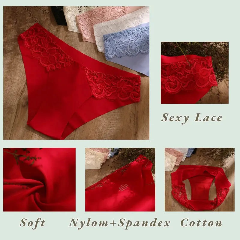 Culotte sans couture élastique à la mode Floral