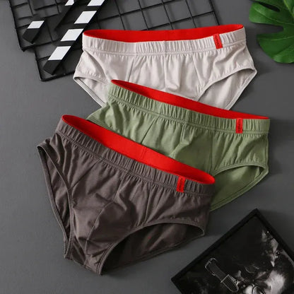 Slip en coton uni pour hommes, culotte à poche convexe Boutique Lingeries et Accessoires Annie