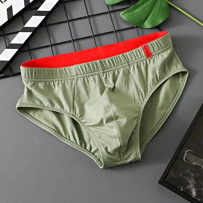 Slip en coton uni pour hommes, culotte à poche convexe Boutique Lingeries et Accessoires Annie