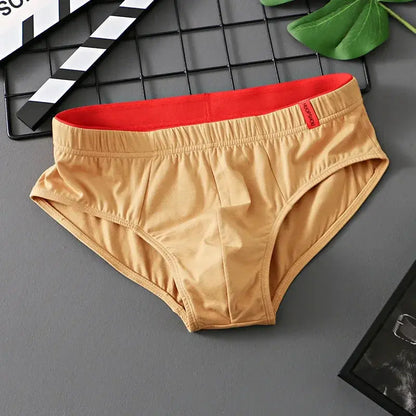 Slip en coton uni pour hommes, culotte à poche convexe Boutique Lingeries et Accessoires Annie
