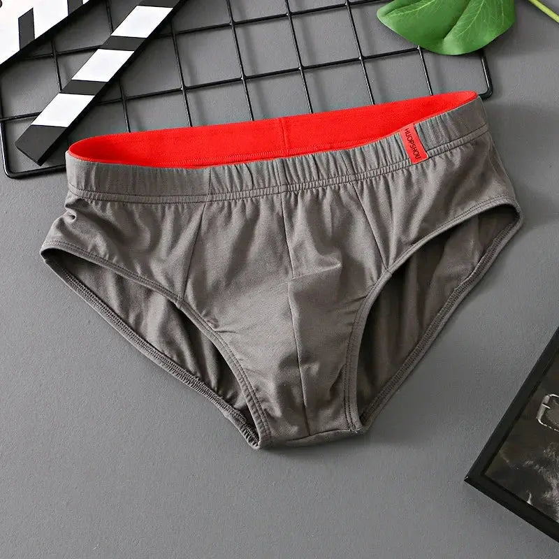 Slip en coton uni pour hommes, culotte à poche convexe Boutique Lingeries et Accessoires Annie