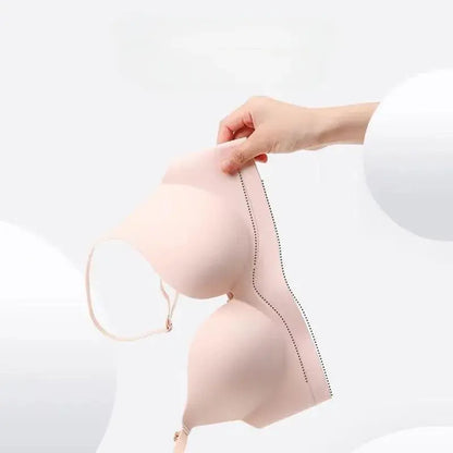 Soutien-gorge en soie glacée, Brassière, sans fil, sans couture