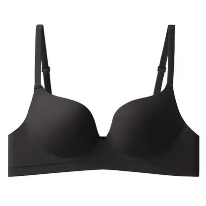 Soutien-gorge en soie glacée, Brassière, sans fil, sans couture