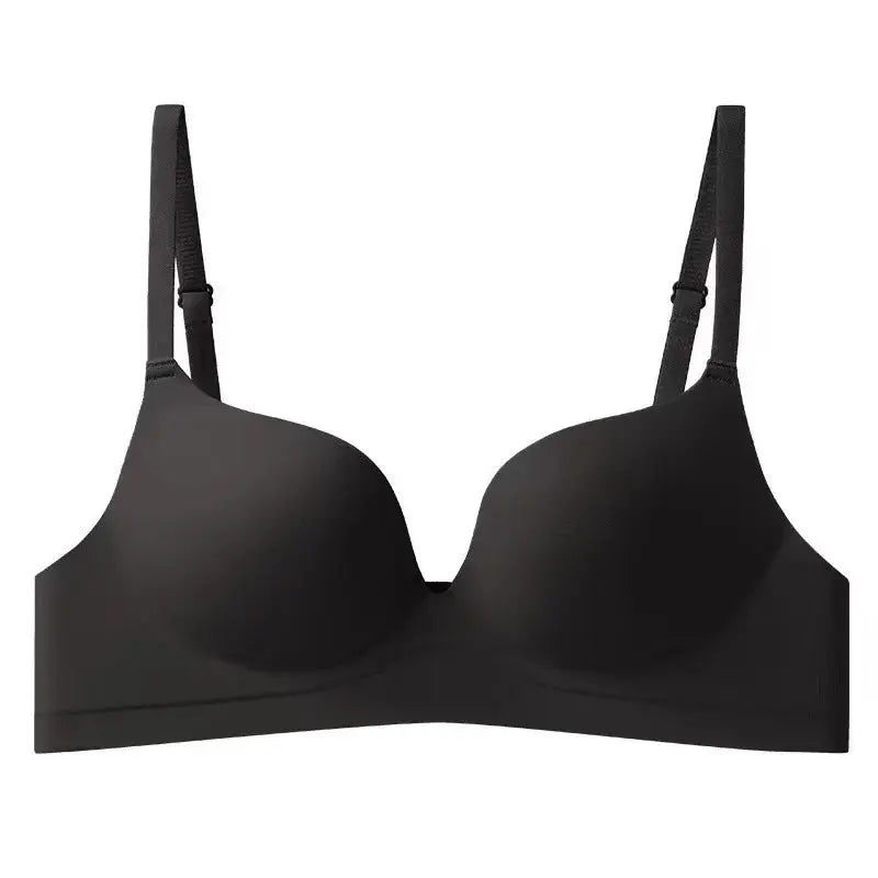 Soutien-gorge en soie glacée, Brassière, sans fil, sans couture