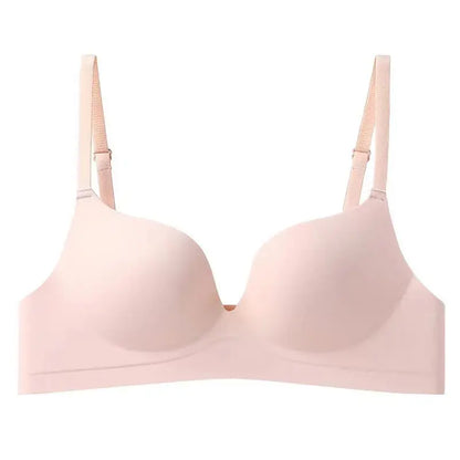 Soutien-gorge en soie glacée, Brassière, sans fil, sans couture