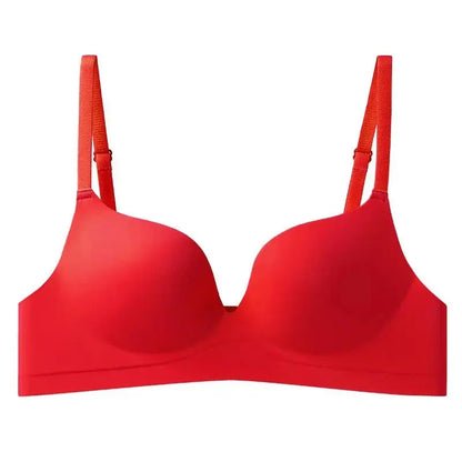 Soutien-gorge en soie glacée, Brassière, sans fil, sans couture
