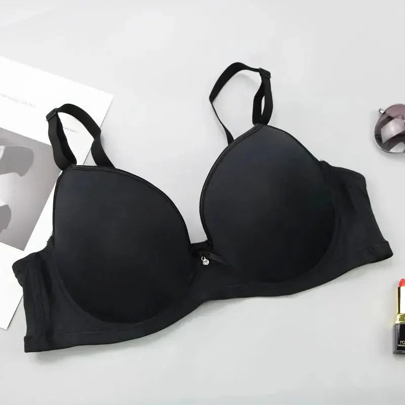 Soutien Push Up minimaliste couleur unie-Sous vetement femme
