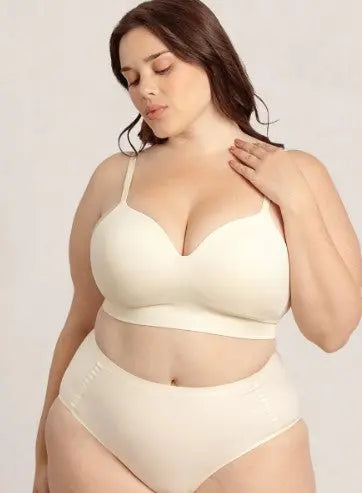Soutien-gorge Sexy sans armature, grande taille, bonnet fixe