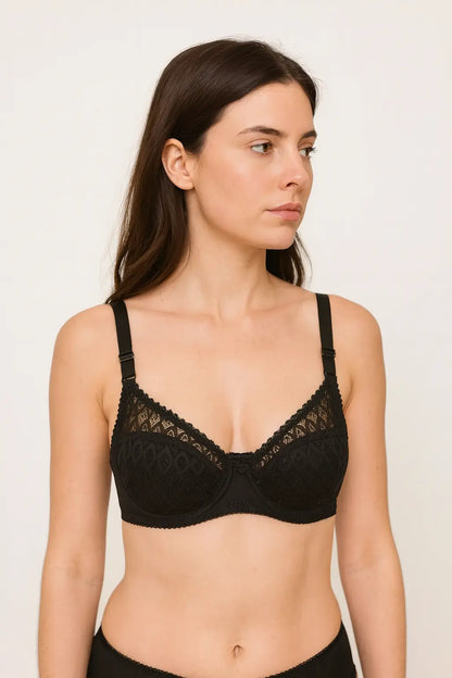 Soutien gorge coton doux avec armatures bien ajusté Boutique de Lingeries et Accessoires Annie