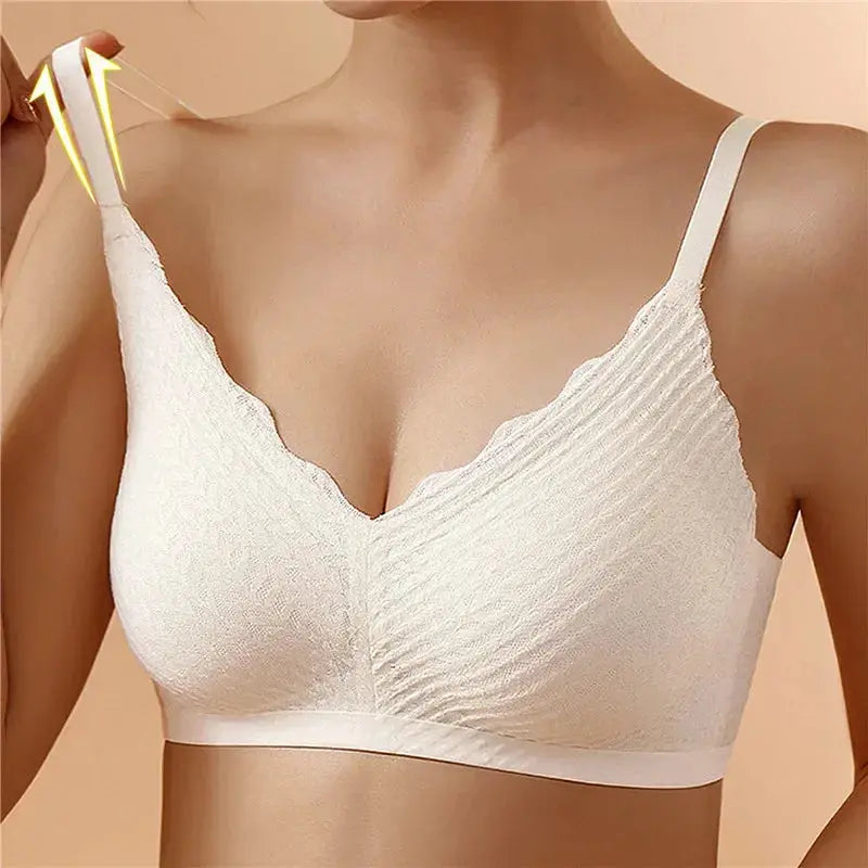 Soutien-gorge couture découpé au Laser sans fil Push Up
