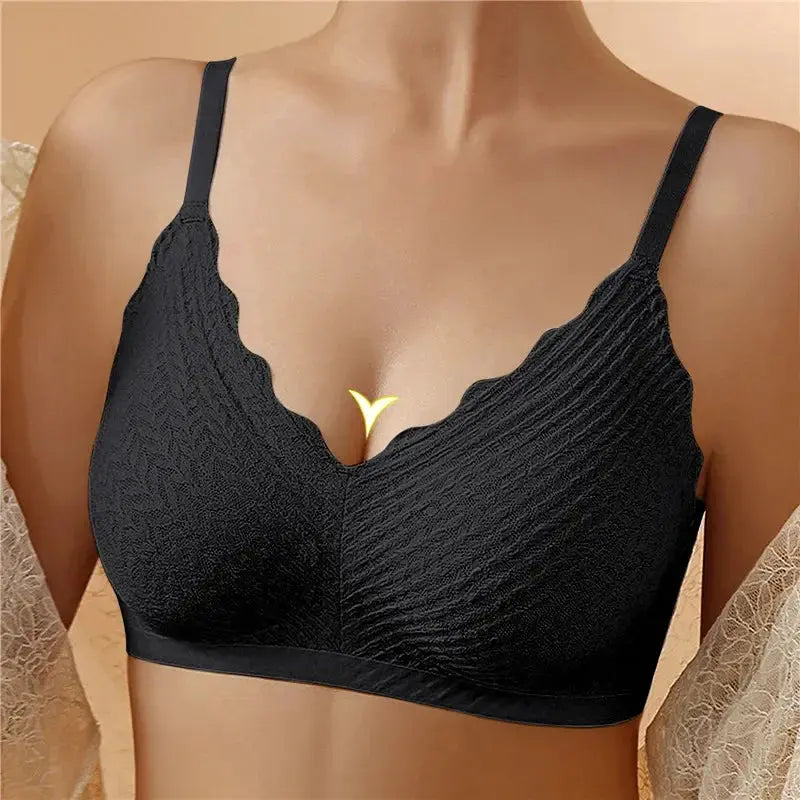 Soutien-gorge couture découpé au Laser sans fil Push Up