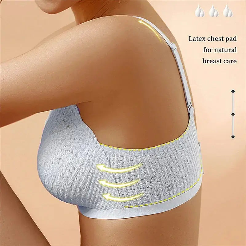 Soutien-gorge couture découpé au Laser sans fil Push Up