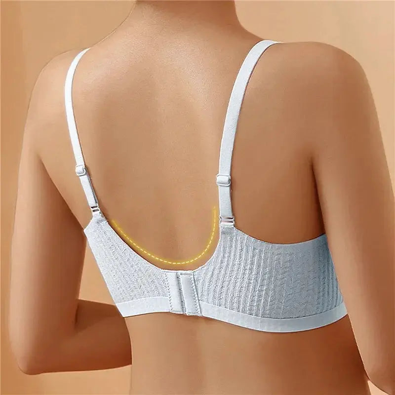 Soutien-gorge couture découpé au Laser sans fil Push Up