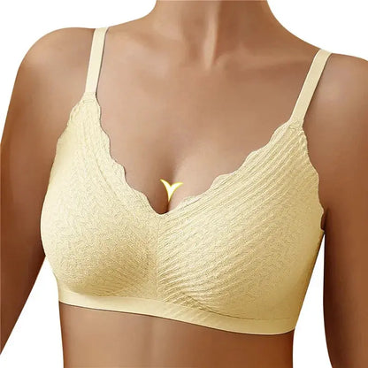 Soutien-gorge couture découpé au Laser sans fil Push Up