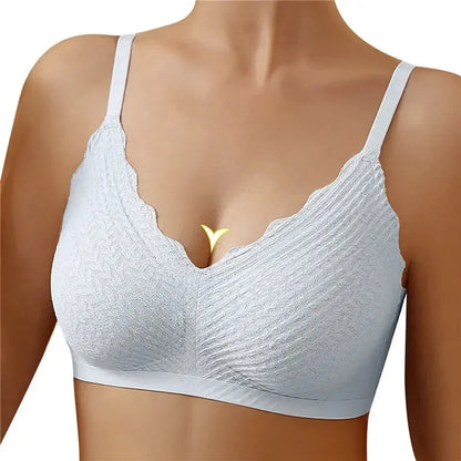 Soutien-gorge couture découpé au Laser sans fil Push Up