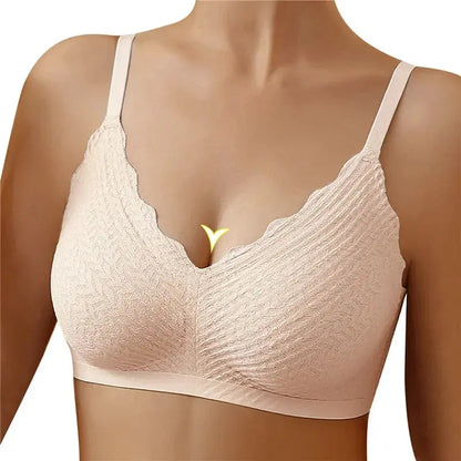 Soutien-gorge couture découpé au Laser sans fil Push Up