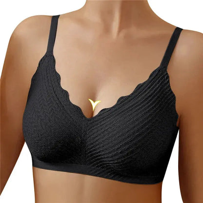 Soutien-gorge couture découpé au Laser sans fil Push Up