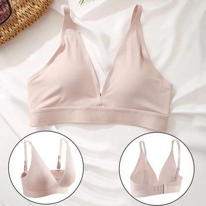 Soutien-gorge sans couture débardeur profond V dos nu