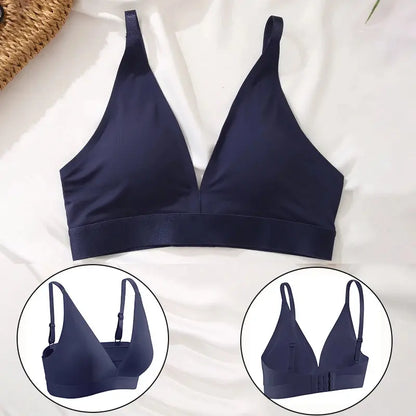 Soutien-gorge sans couture débardeur profond V dos nu
