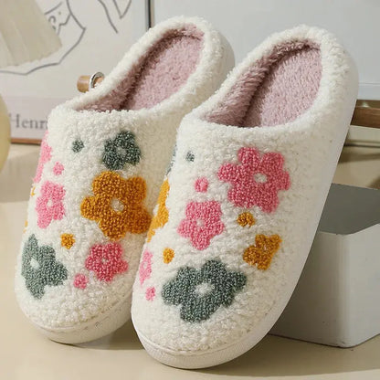 Pantoufle d'intérieur chaudes pour femmes antidérapantes
