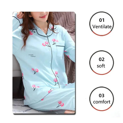 Ensemble pyjama deux pièces femme, col en v, haut boutonné et pantalon