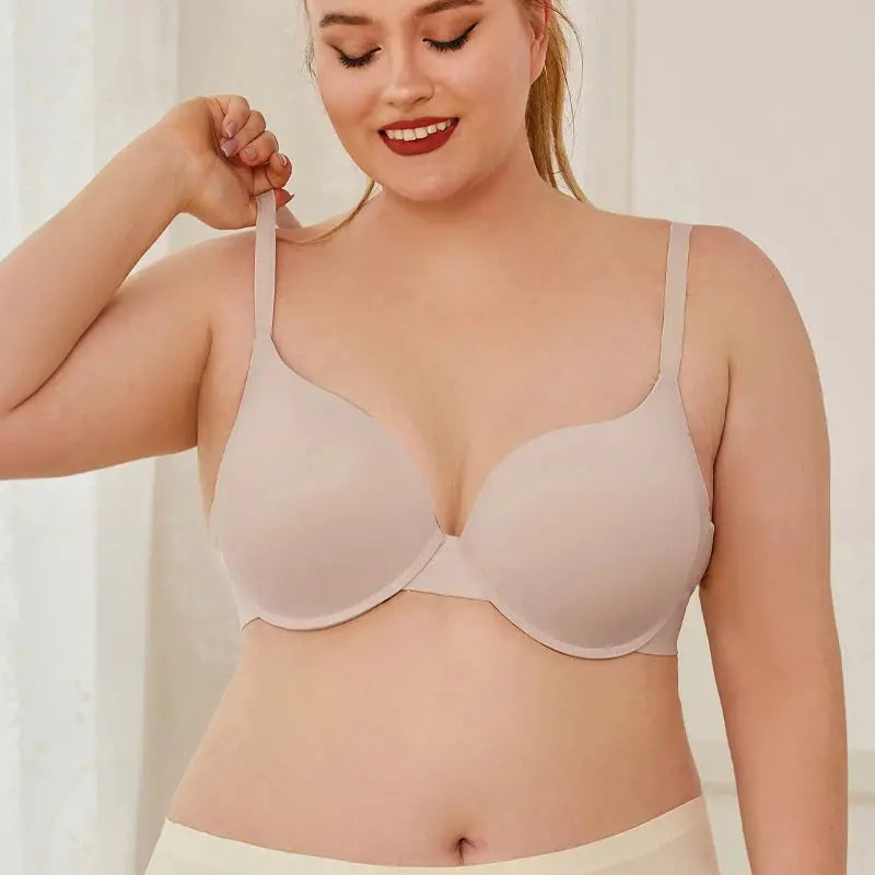 Soutien-gorge sans couture et sans fil, grande taille 34-44