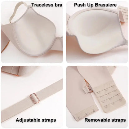 Soutien-gorge sans couture et sans fil, grande taille 34-44