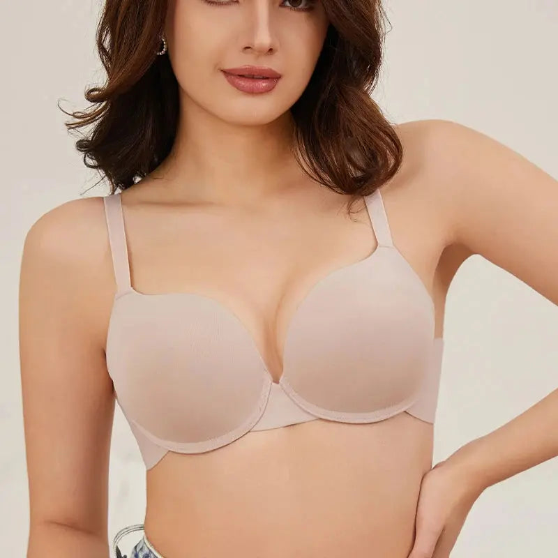 Soutien-gorge sans couture et sans fil, grande taille 34-44