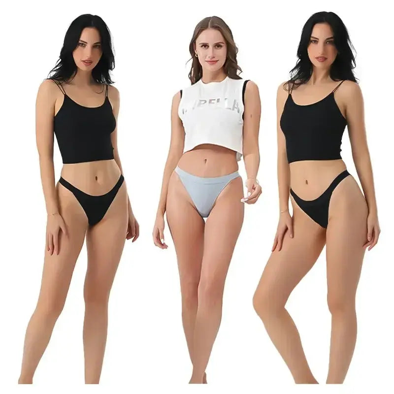 culotte string Lot de 03 pièces Sexy sans couture femmes