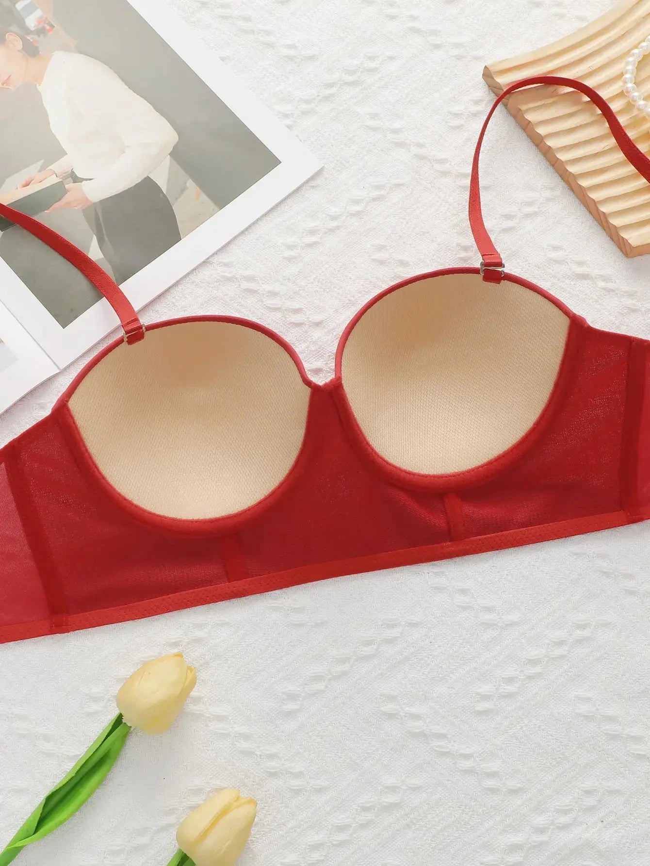 Ensemble soutien-gorge avec pliage latéral petite taille