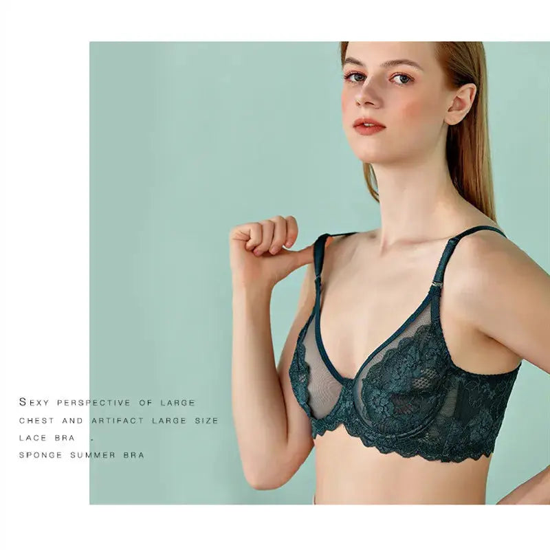 soutien-gorge Transparent pour femmes Lingerie haut BH confortable