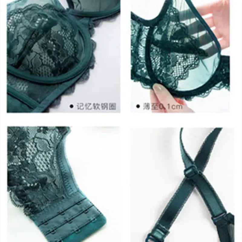 soutien-gorge Transparent pour femmes Lingerie haut BH confortable