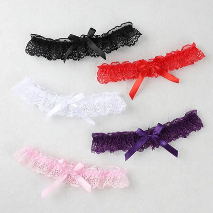 Porte jarretelles Ceinture élastique en dentelle pour marriage