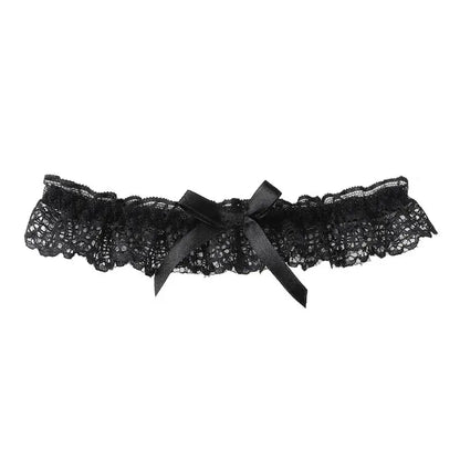 Porte jarretelles Ceinture élastique en dentelle pour marriage