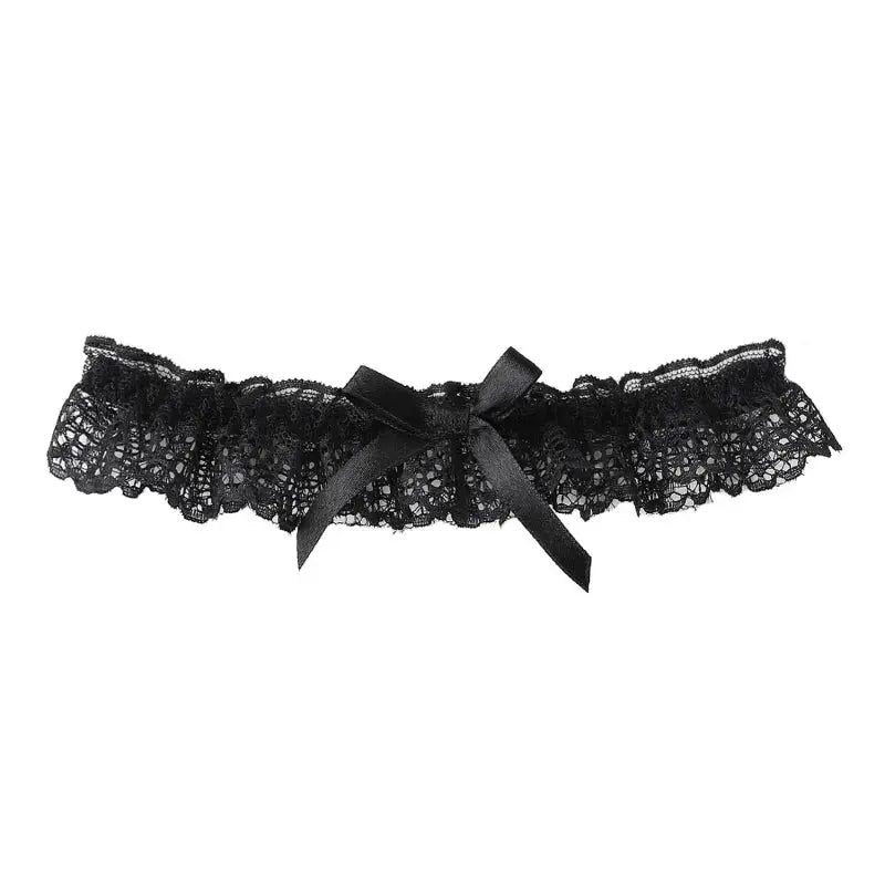 Porte jarretelles Ceinture élastique en dentelle pour marriage