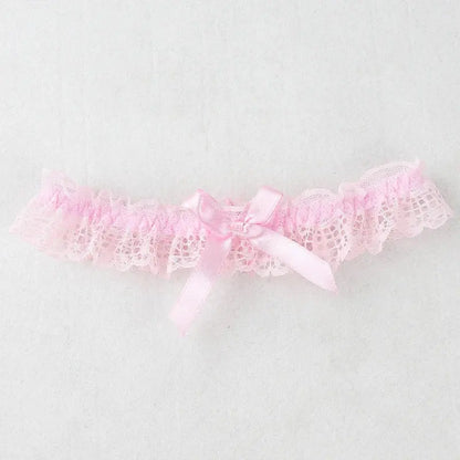 Porte jarretelles Ceinture élastique en dentelle pour marriage