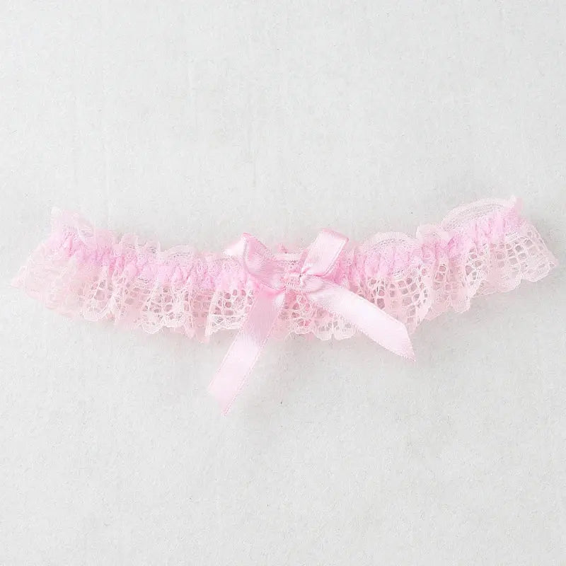 Porte jarretelles Ceinture élastique en dentelle pour marriage