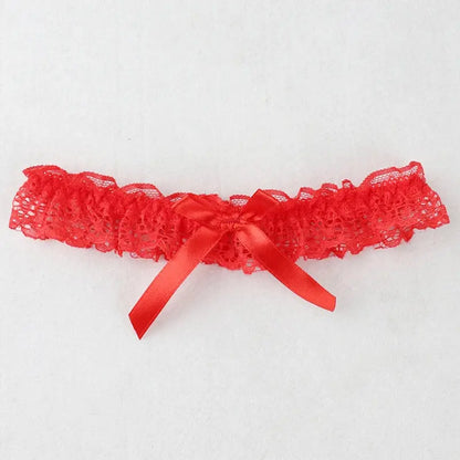 Porte jarretelles Ceinture élastique en dentelle pour marriage